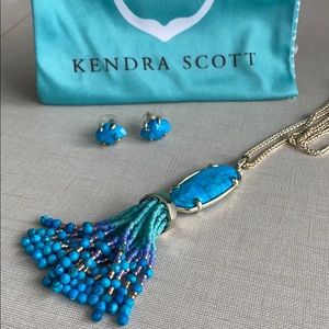 Kendra Scott necklace and earring set